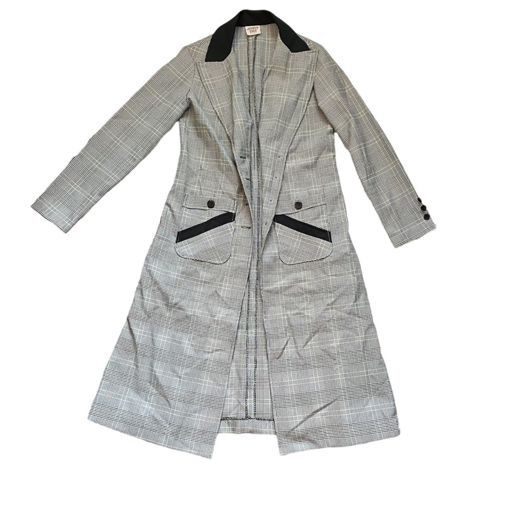 Joshua Tree Long Plaid Blazer Size S